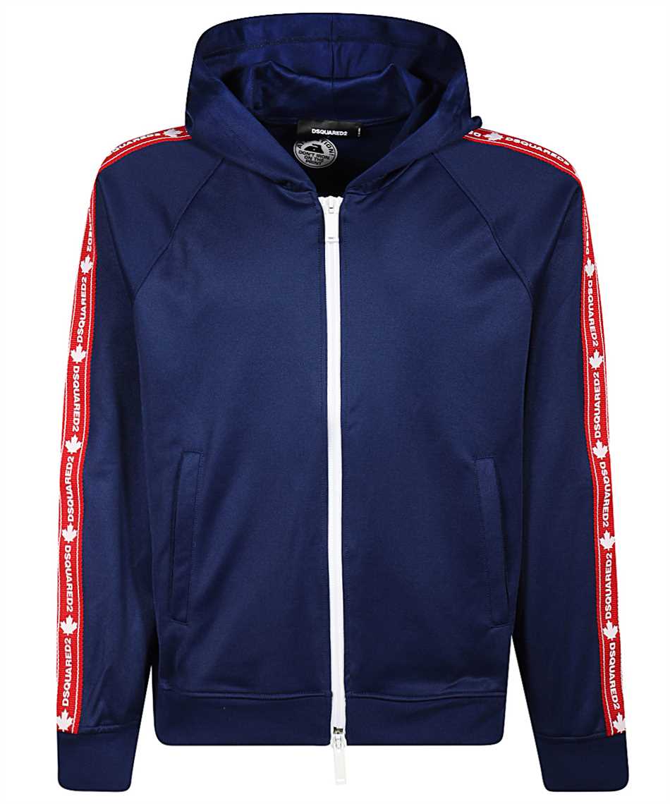 dsquared hoodie blue