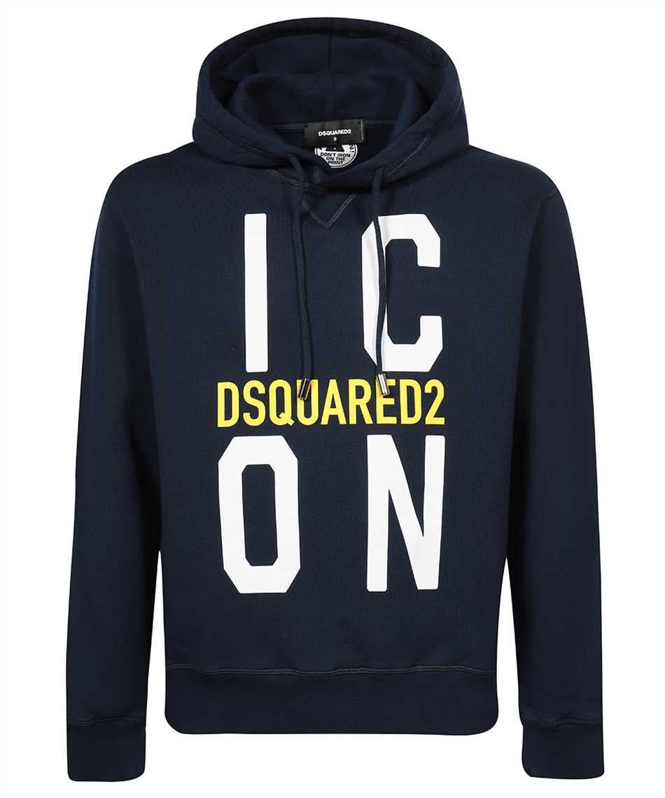 dsquared hoodie blue