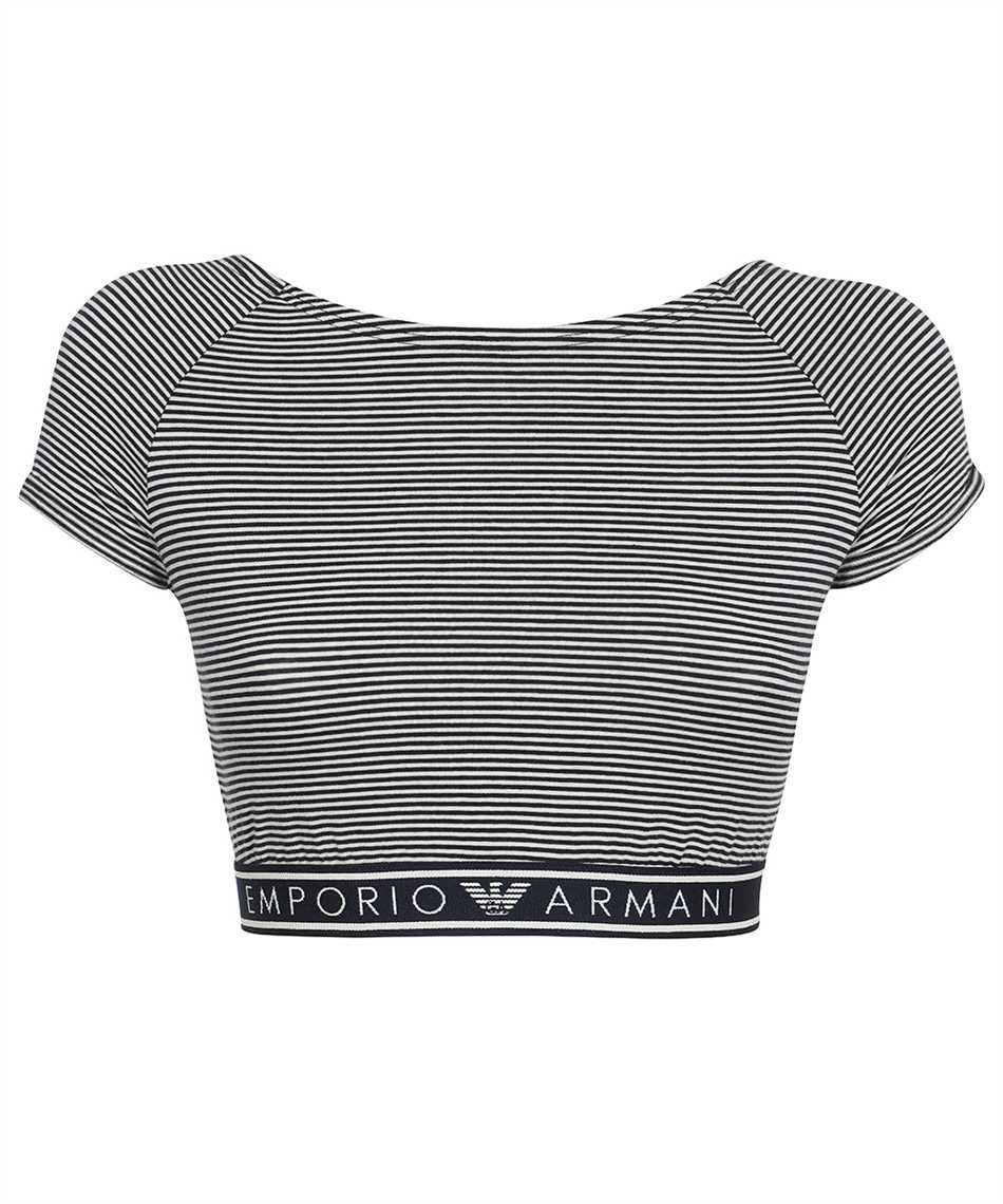 Emporio Armani 164689 3R219 KNITTED CROP T-Shirt 1