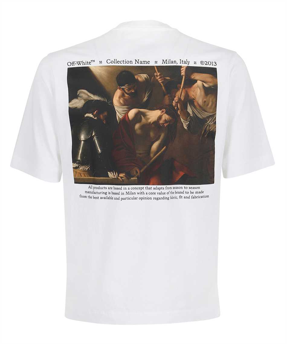 Off-White OMAA119S22JER004 CARAVAGGIO CROWNING SKATE T-shirt White