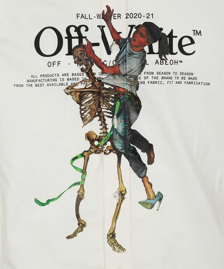 off white pascal skeleton tee