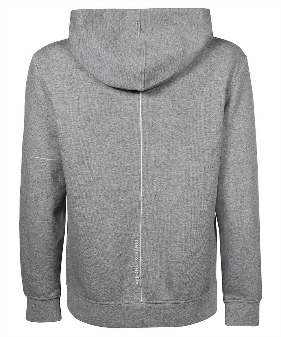 Armani Exchange 6kzmff Zj5nz Logo Hoodie Grey