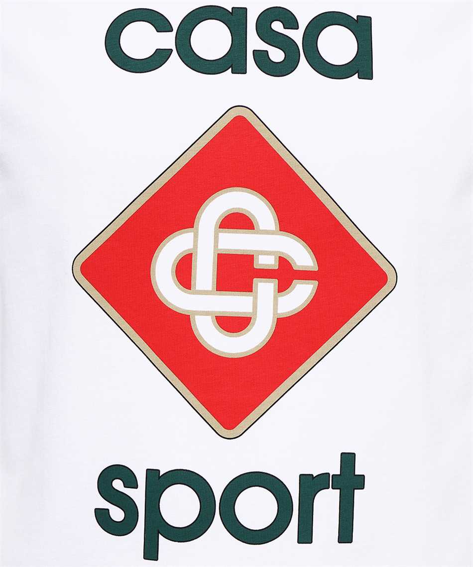 Casablanca MS23 JTS 016 01 CASA SPORT SCREEN PRINTED T-shirt 3