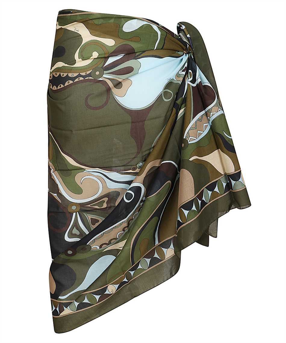 Emilio Pucci 6HPD05 6H974 COTTON PAREO Scarf 2