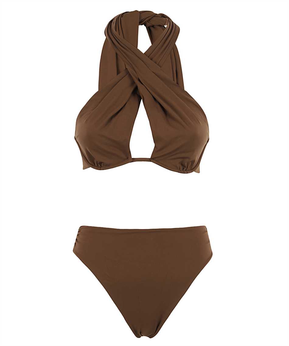 fendi bikini brown