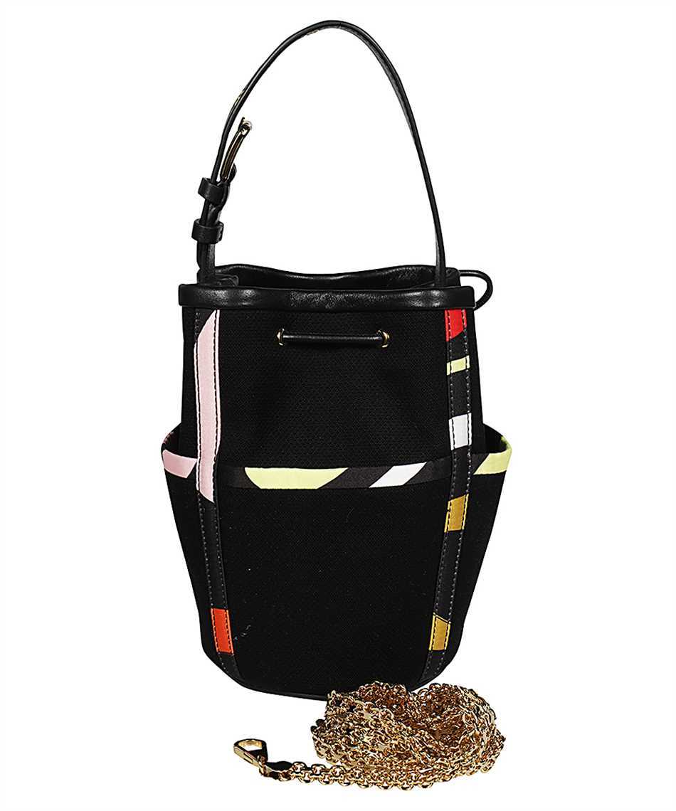 Emilio Pucci 3RBA43 3R030 LOGO-PLAQUE COTTON BUCKET Borsa 2