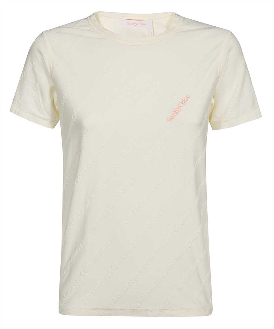 See By Chloè CHS22SJH18095 EMBROIDERED LOGO T-shirt 1