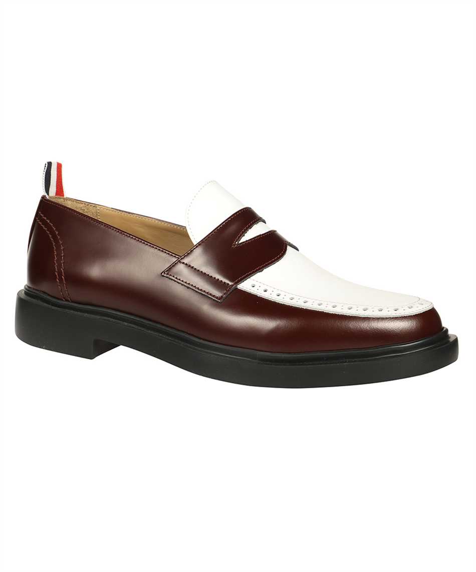 Thom Browne MFL105A L0043 PANELLED LEATHER Loafers 2