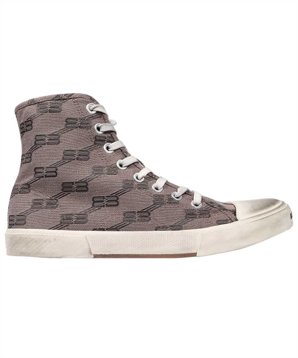 ホワイトブラウン BALENCIAGA バレンシアガ PARIS HIGH TOP 688752 ヴィンテージ加工ハイトップスニーカー ブラック 通販 バレンシアガ BALENCIAGA ハイ スニーカー