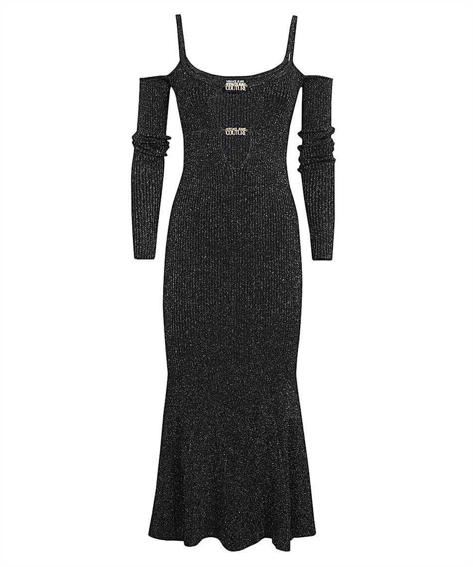 Versace Jeans Couture 75HAOM47 CM27H LOGO CUTOUT MIDI Dress 1
