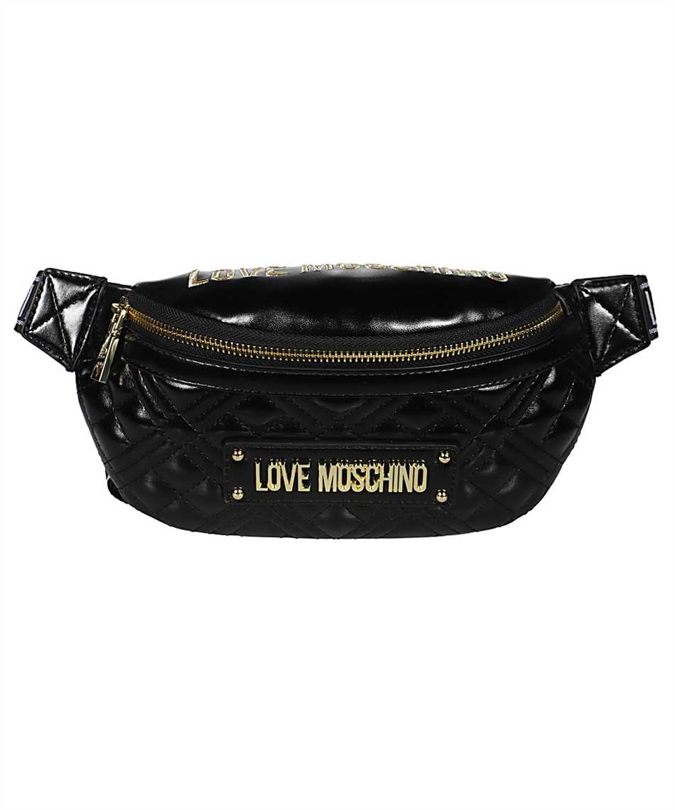 LOVE MOSCHINO JC4011PP1B LA0 LOGO QUILTED Belt bag Black