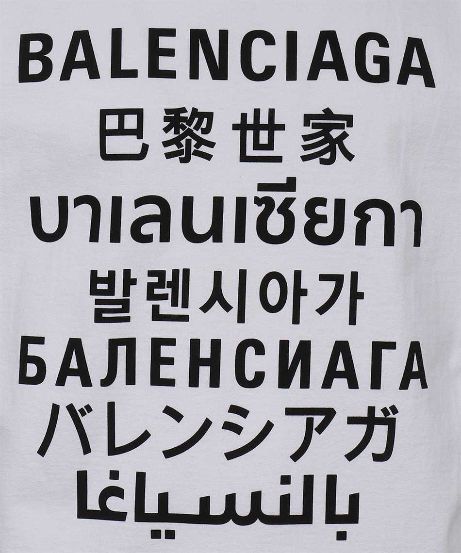 Balenciaga 641613 TJVI5 CURVED T-shirt 