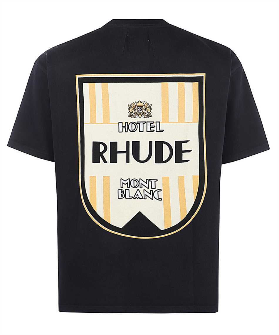 Rhude RHPF24TT04012 MONT-BLANC HOTEL Tričko 2