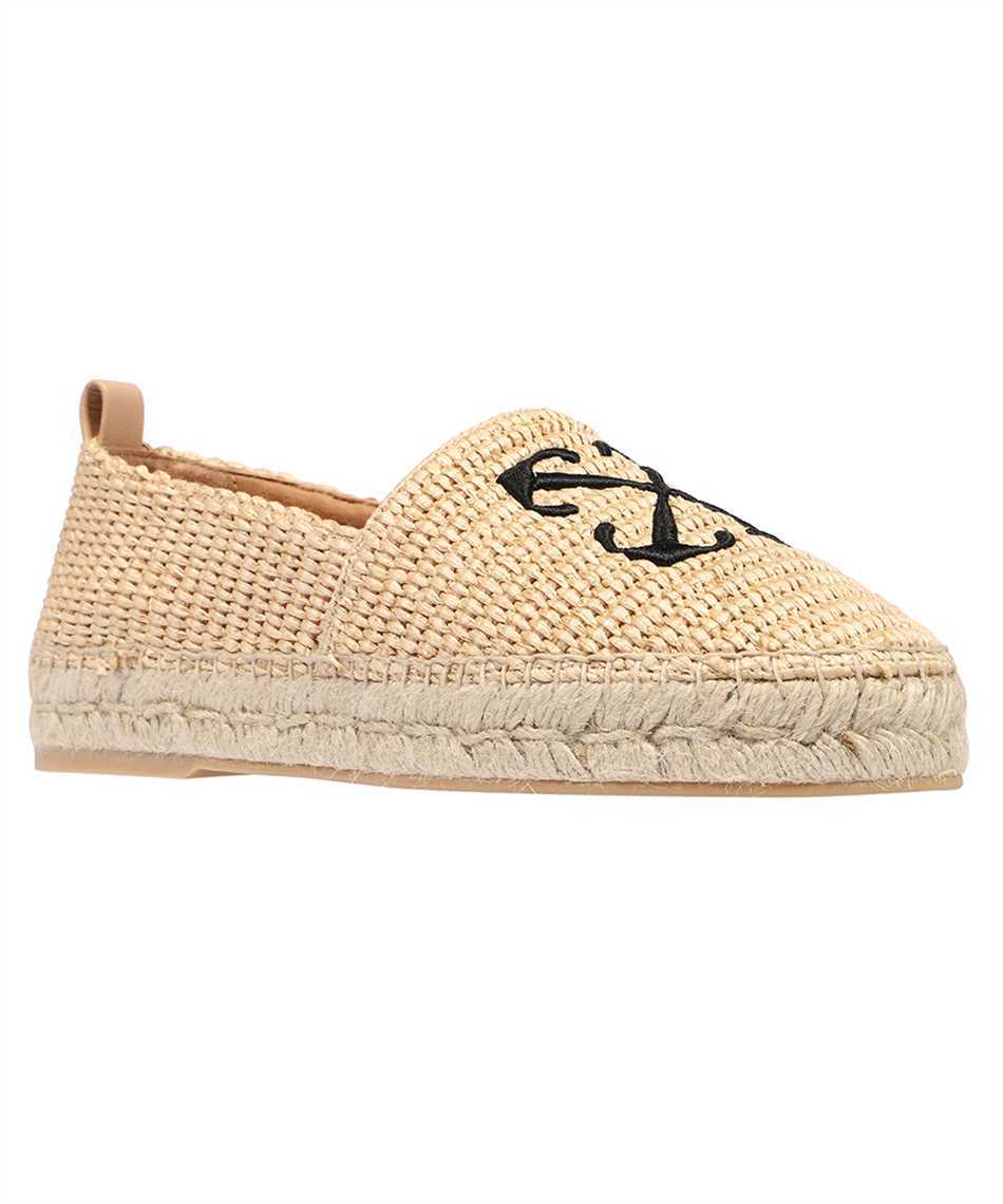 Off-White OWIB018S24MAT001 RAFFIA ARROW Espadrilky 2