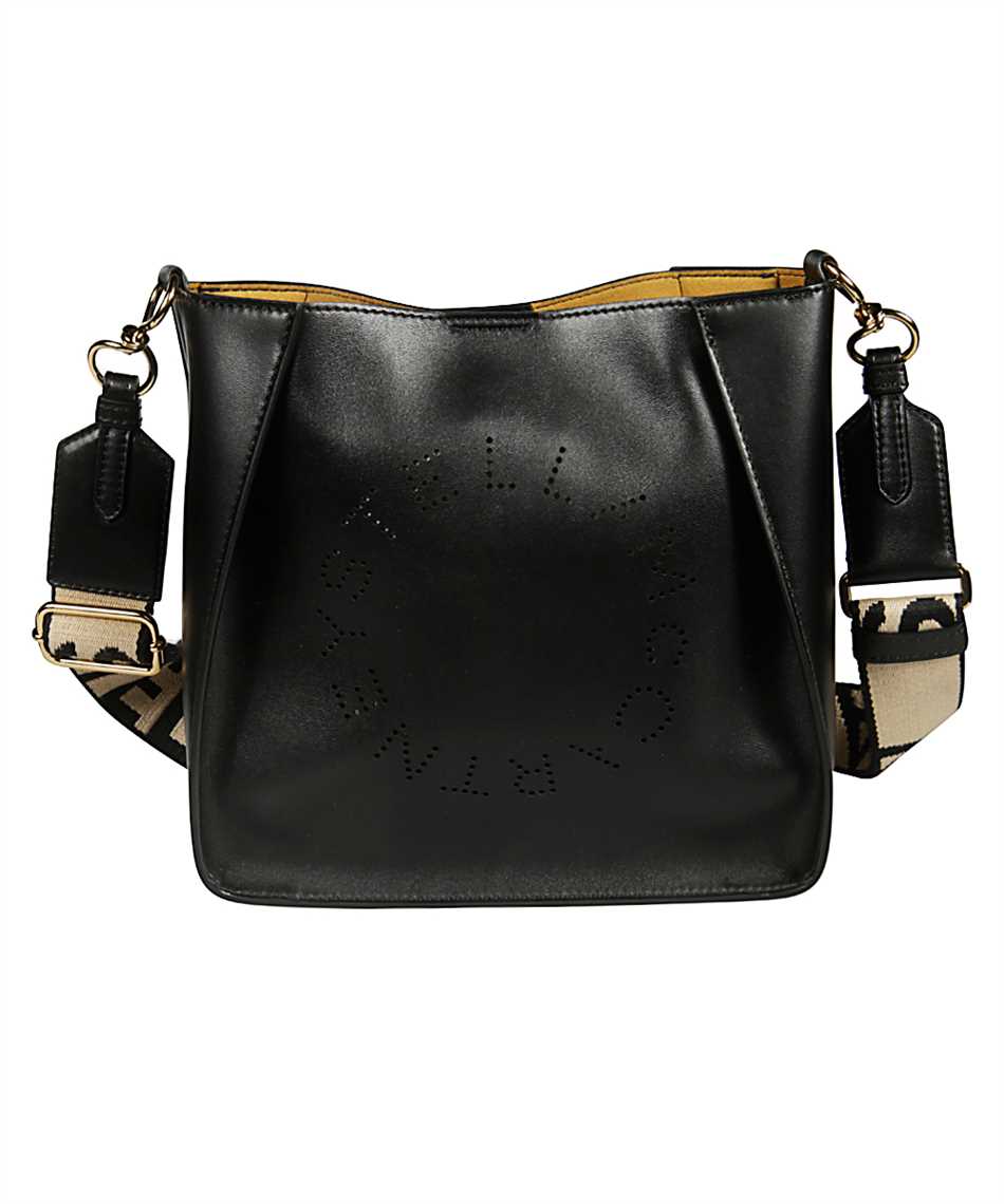 Stella McCartney 557906 W8542 LOGO SHOULDER Borsa Nero