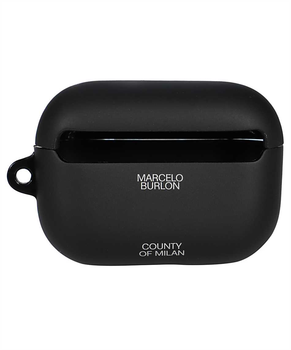Marcelo Burlon CMZG014R21PLA002 WINGS AirPods Pro case Black