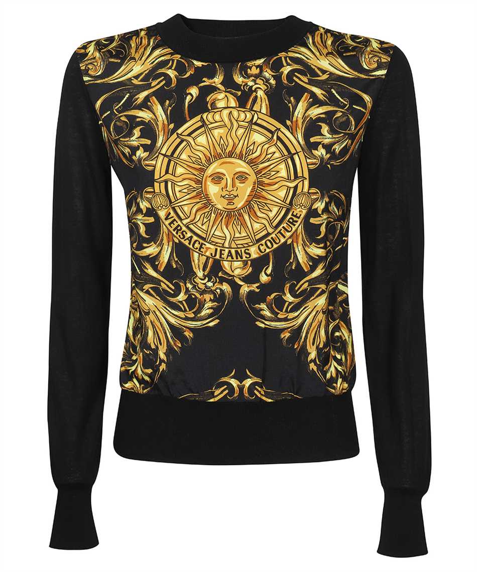 Versace Jeans Couture 72HAFM10 CM09N GARLAND SUN Maglia Nero