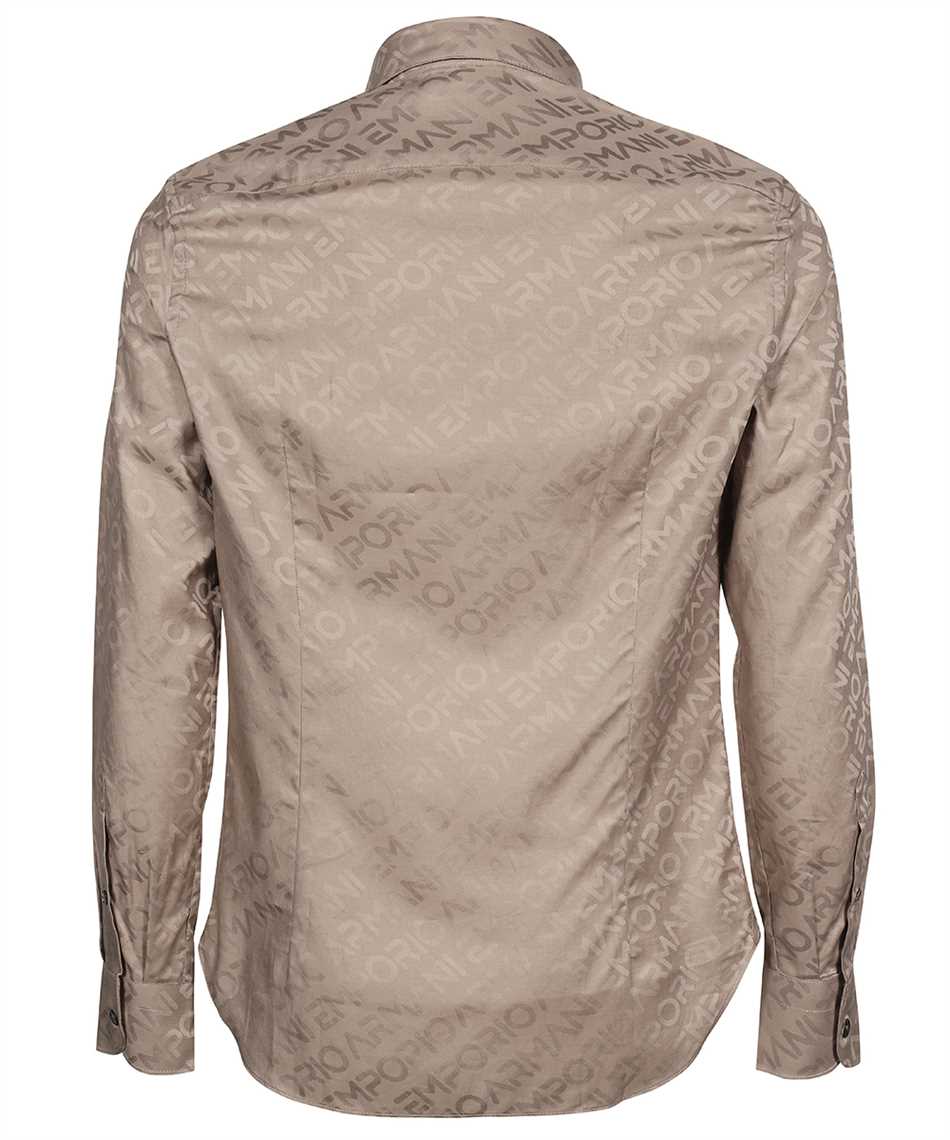 Emporio Armani 3R1C86 1K0DZ ALL-OVER MONOGRAM-PRINT Camicia 2