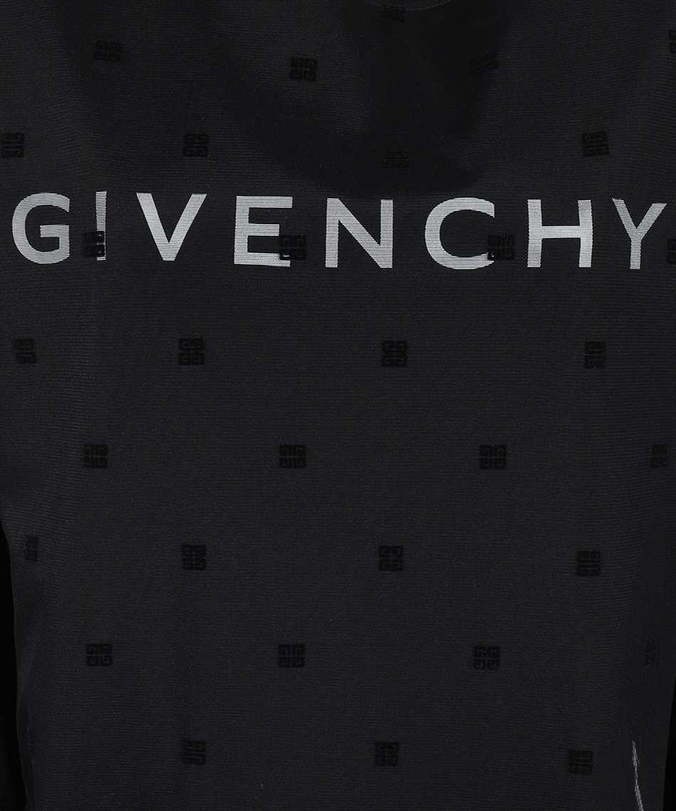 Givenchy BWJ0453YDU DOUBLE LAYERED IN 4G TULLE Hoodie 3