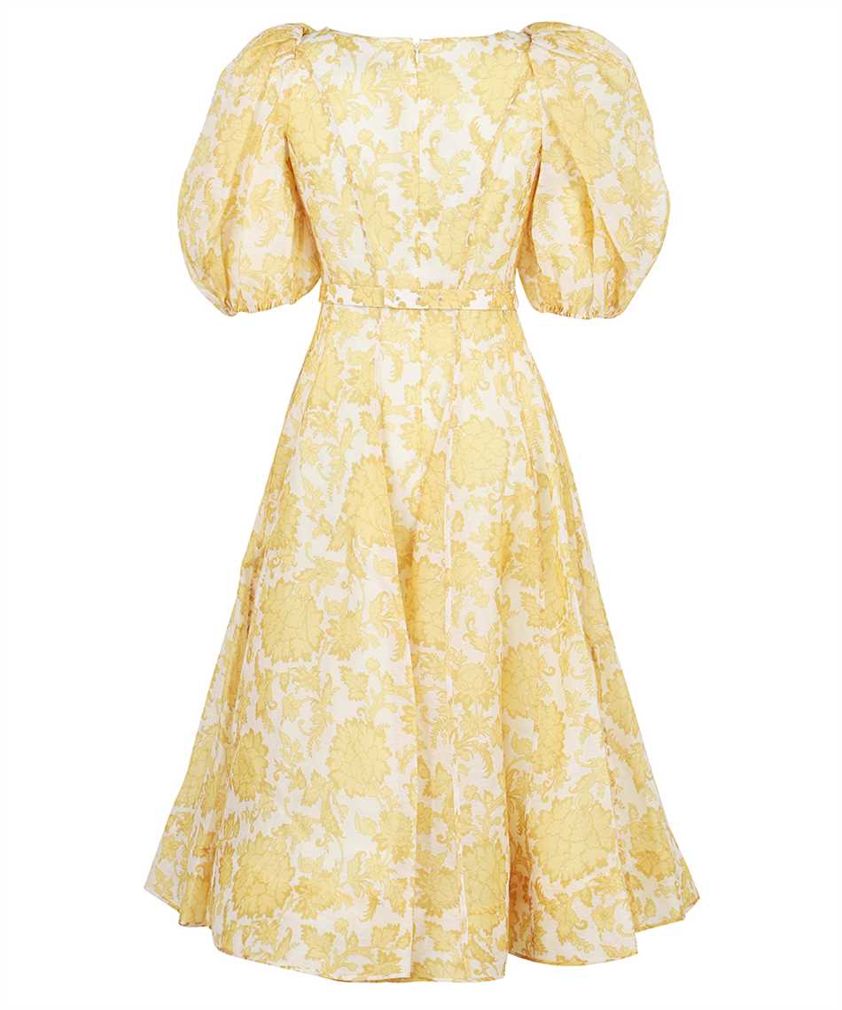 Zimmermann 2919DPOS POSTCARD PUFF SLEEVE MIDI Kleid 2