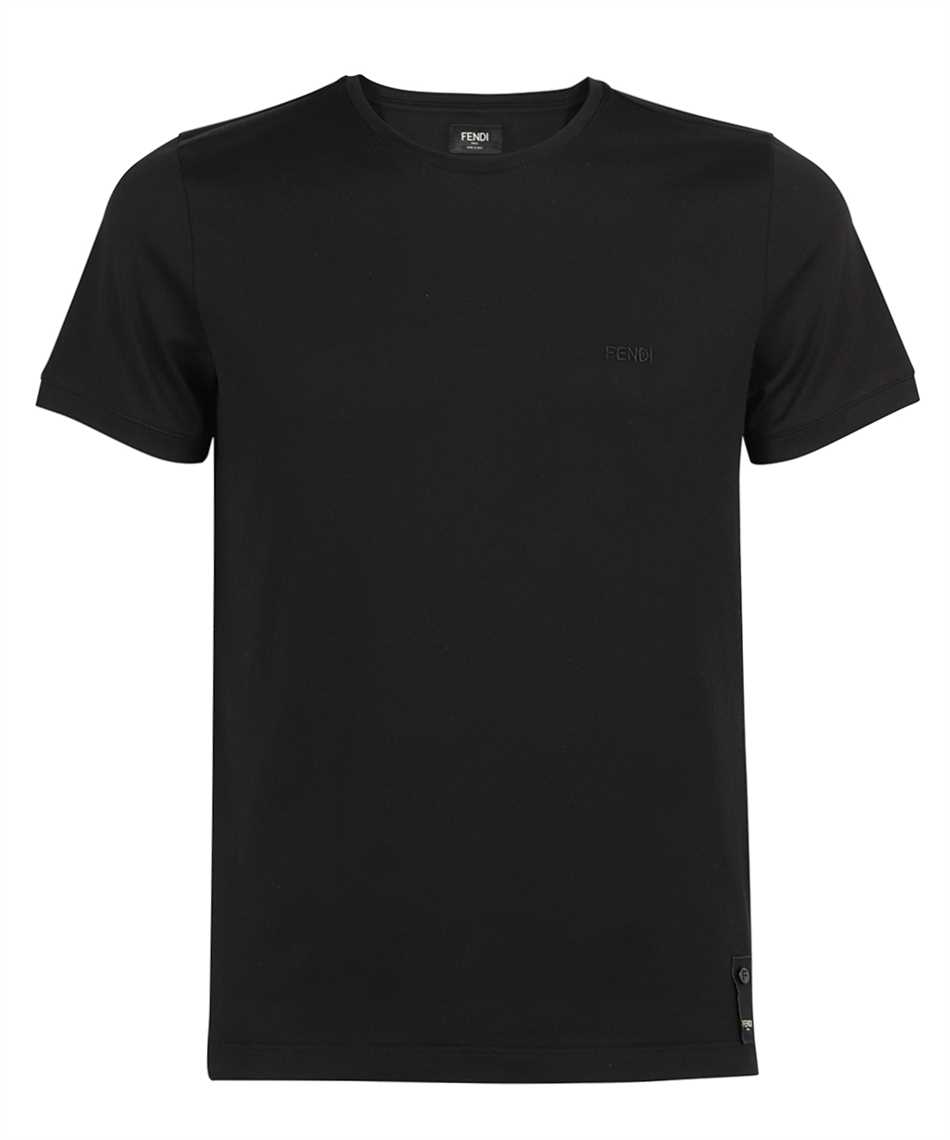 Fendi FY0894 AAOH LABEL JERSEY T-shirt Black