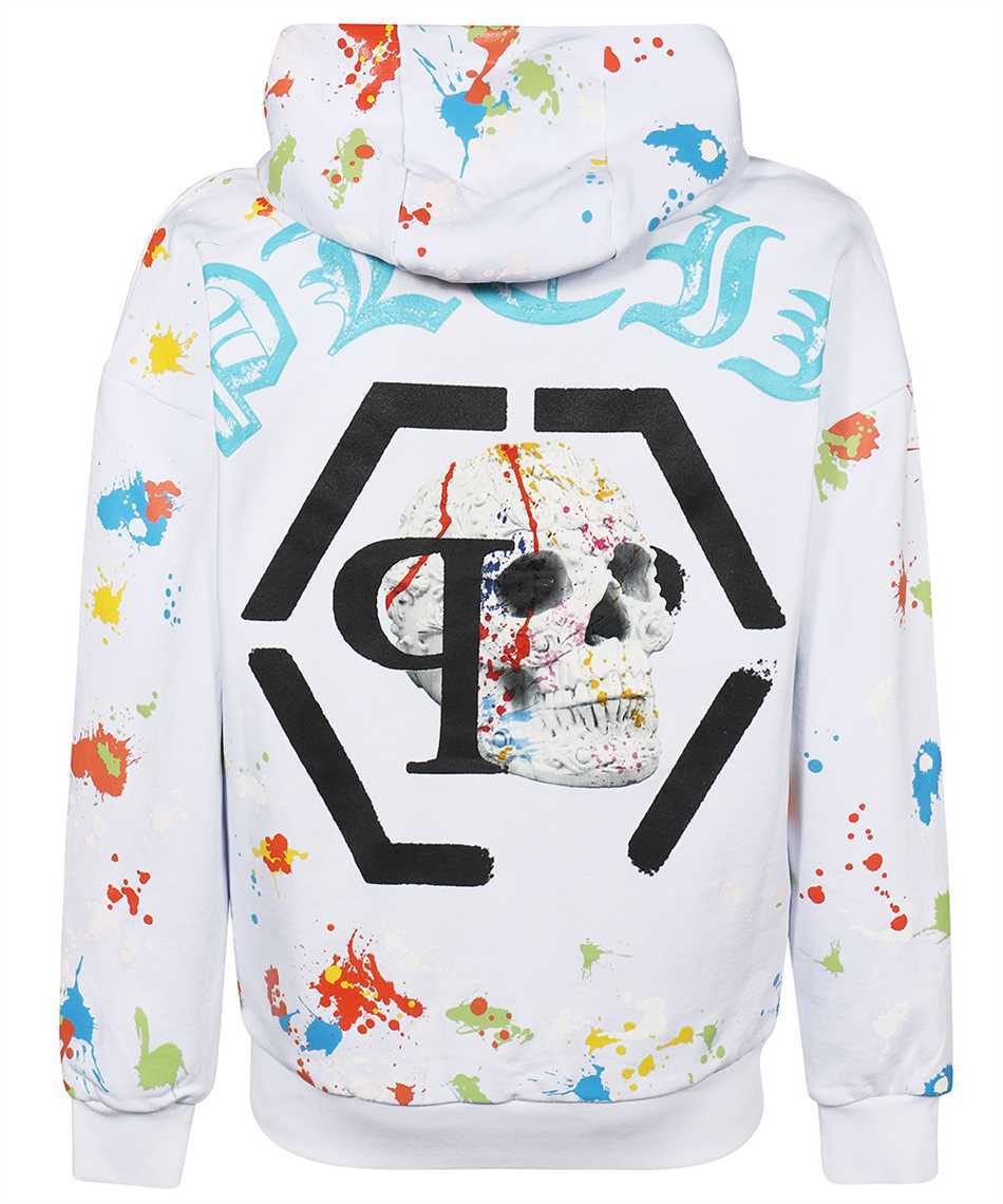 Philipp Plein SACC MJB2905 PJO002N DRIPPING SKULL Kapuzen-Sweatshirt 2