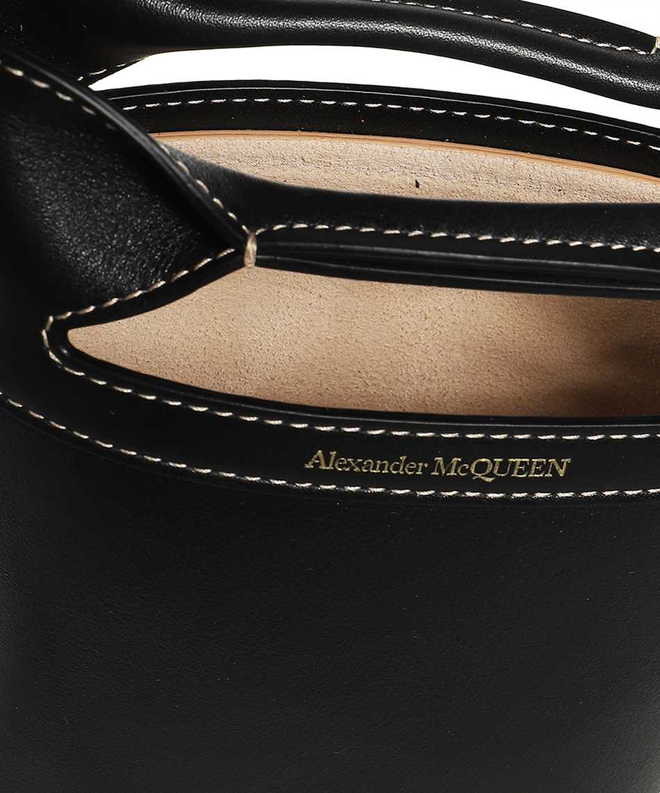 Alexander McQueen 731174 1BLCA THE BOW CHAIN Bag 3
