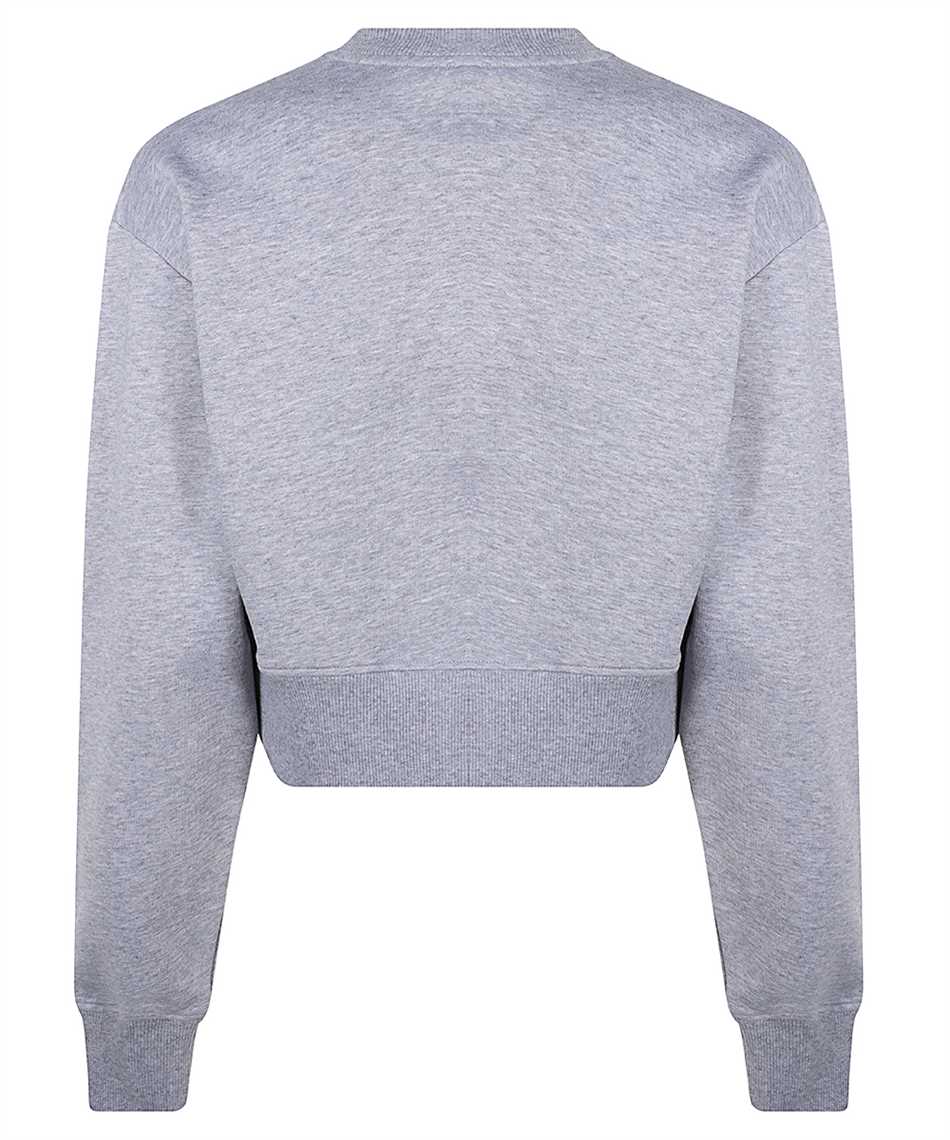 Balmain GF1JO080BD43 CROPPED PRINTED COTTON Sweatshirt 2