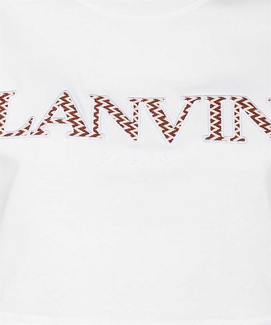 Lanvin RW TS0012 J207 P24 CURB EMBROIDERED CROPPED Tričko 3
