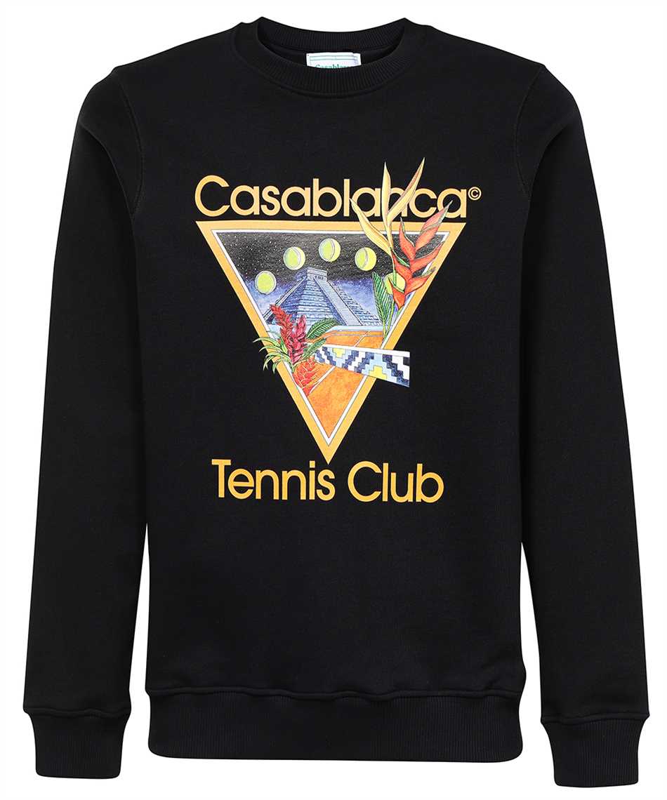 Casablanca MS23 JTP 117 08 TENNIS CLUB ICON PRINTED Sweatshirt 1