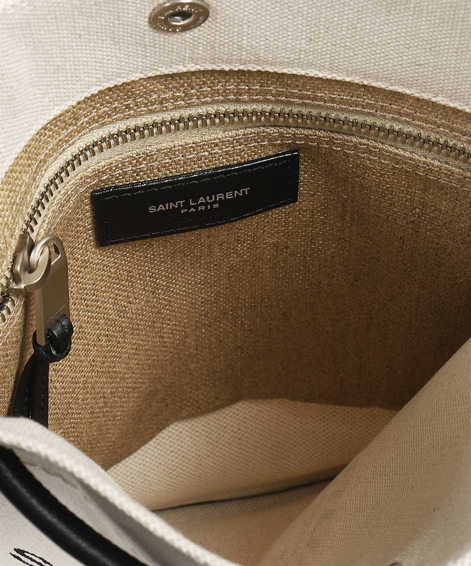 Saint Laurent 710272 95GFE UNIVERSITE FLAT CROSSBODY Bag Beige