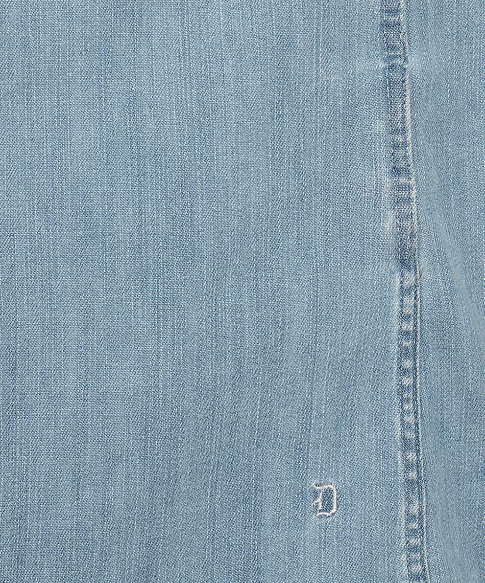 Don Dup UC333R DS0259U HB4 REGULAR-FIT DENIM WITH MANDARIN COLLAR Hemd 3