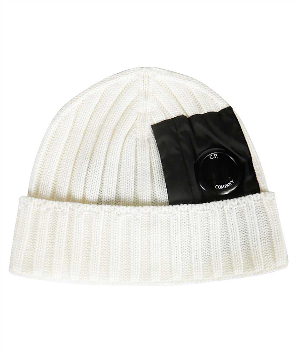 C.P. Company 07CMAC276A-005509A MERINO WOOL MIXED LENS Cappello Bianco