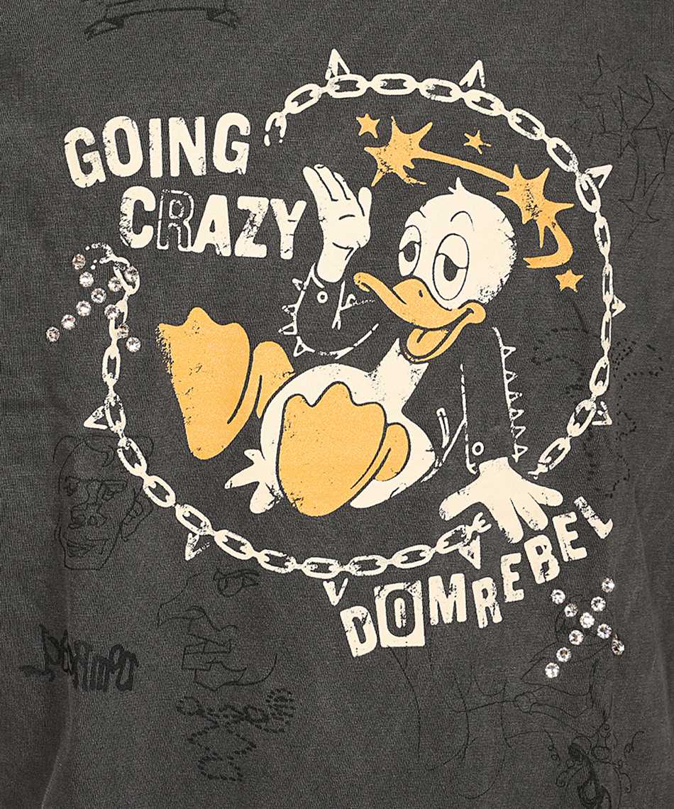Domrebel CRAY  T SHIRT COTTON FADED BLACK Tričko 3
