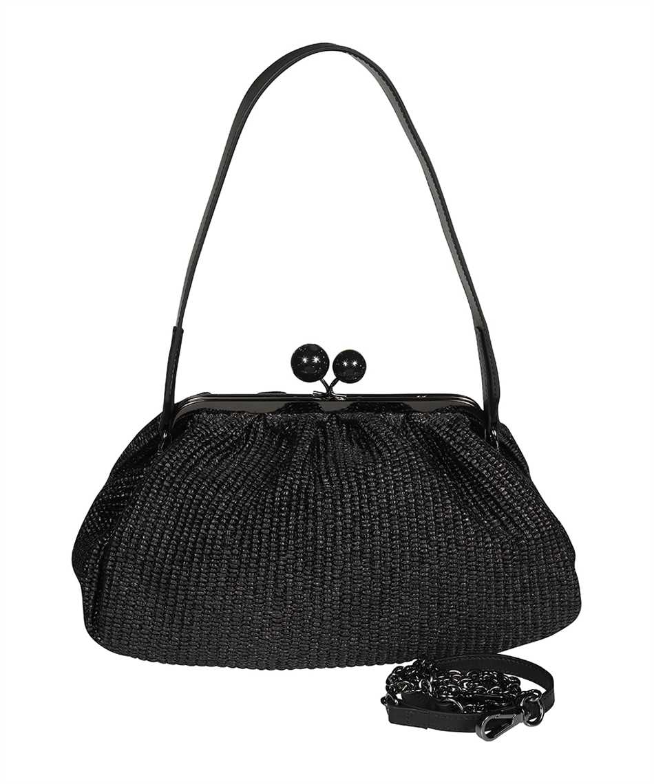 MAX MARA WEEKEND 55110614600 LIVIA RAFFIA PASTICCINO Bag Black