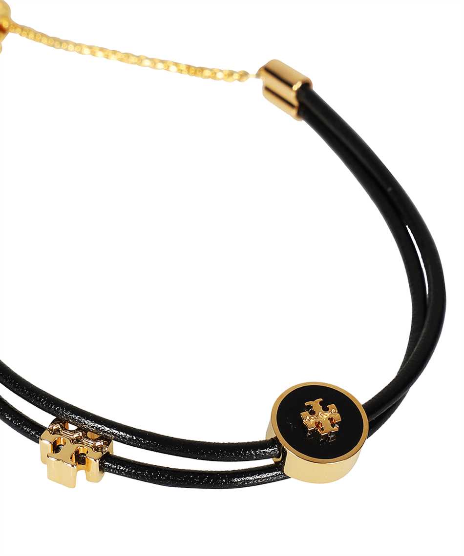 Tory Burch 61683 KIRA ENEMEL SLIDER Bracelet Black