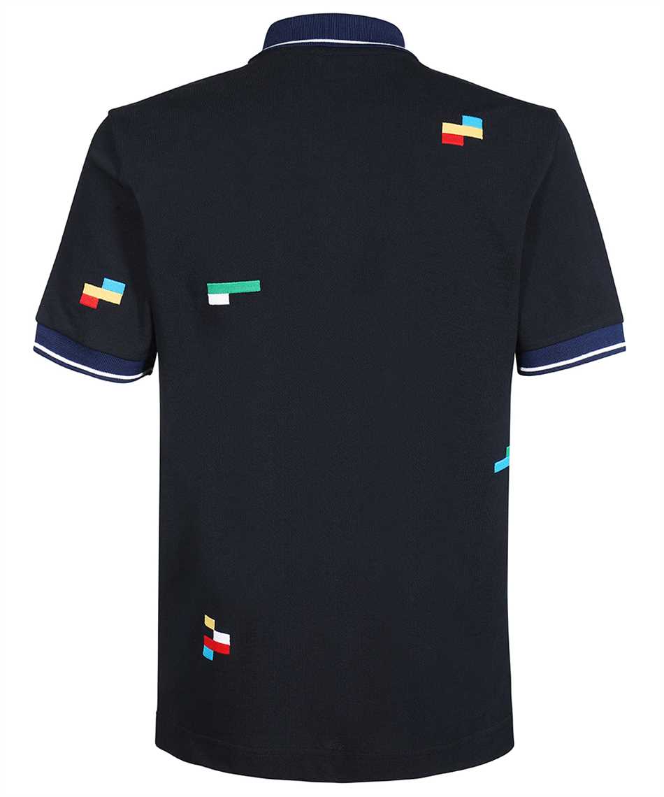 MISSONI UC23S202 SHORT-SLEEVED IN COTTON PIQU� WITH EMBROIDERED PIXELS Polo 2