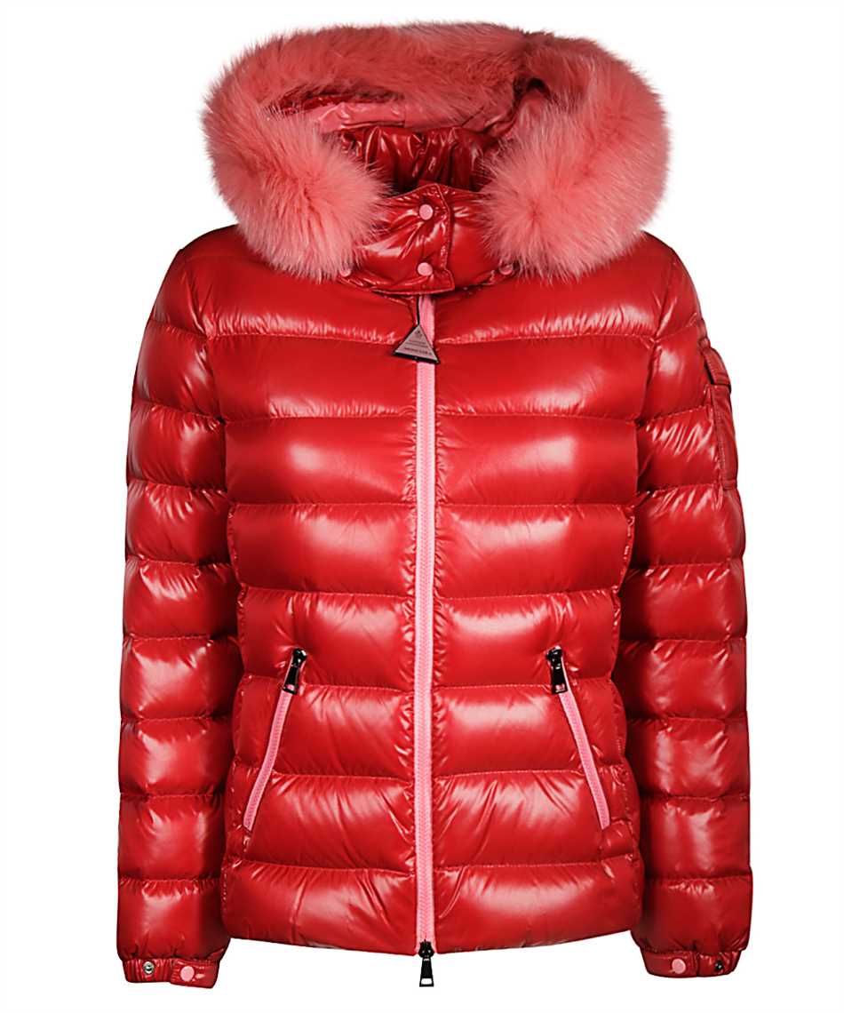 Moncler badyfur sales red