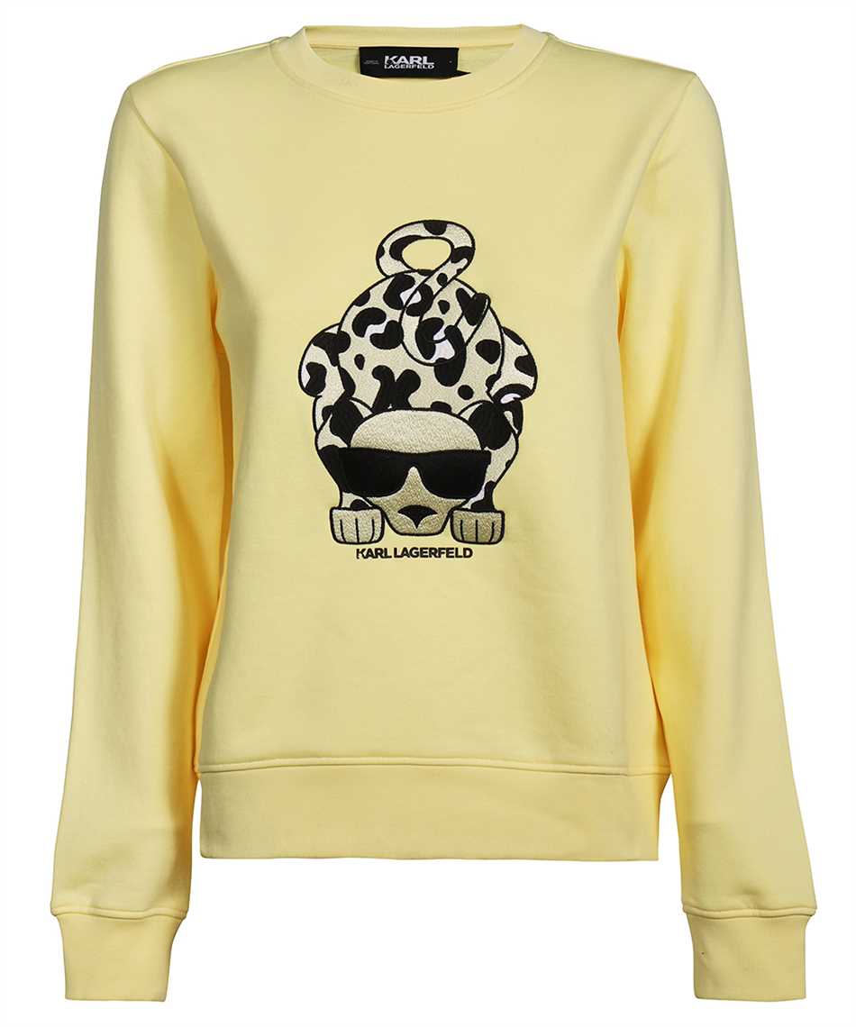 Karl lagerfeld yellow sweatshirt Clearance