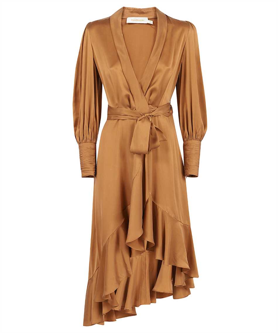 zimmermann brown dress