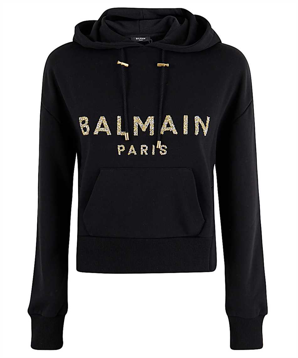 balmain hoodie women's sale