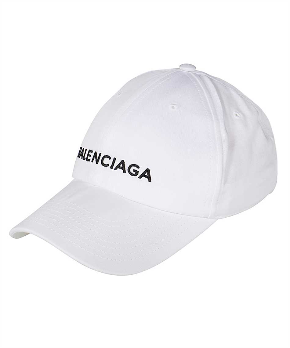 Balenciaga 452245 352B4 LOGO BASEBALL Cap White