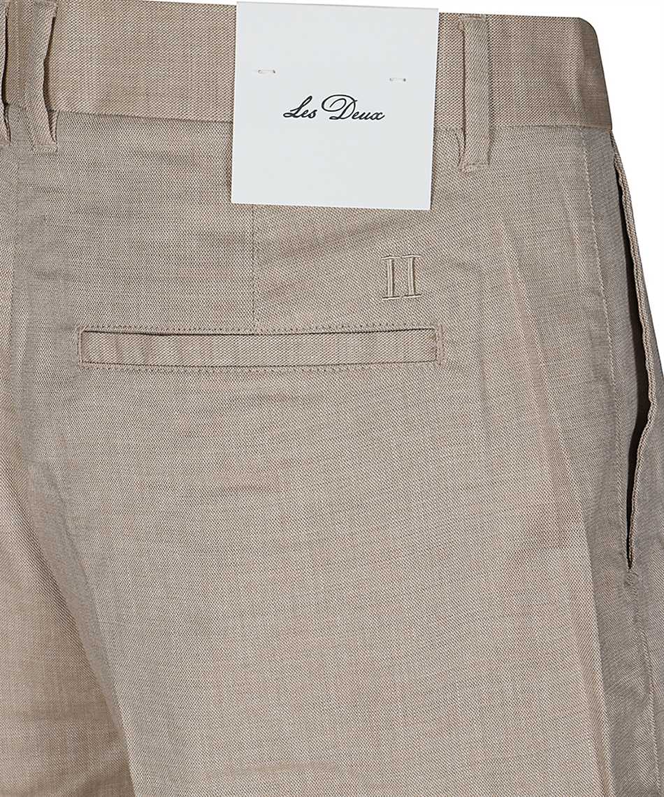 Les Deux 1001342 REECE PLEATED SLUB Shorts 3