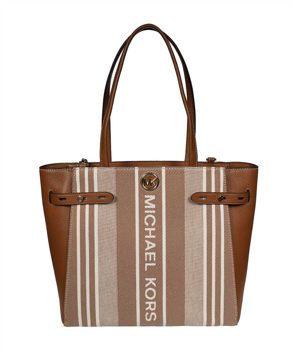 michael kors large leather tote bag