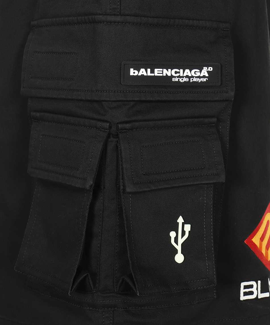 Balenciaga 663074 TKP04 GAMER Shorts Black