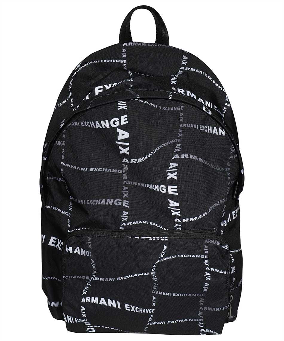 armani exchange black backpack