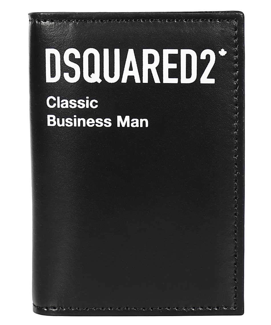 Portafoglio Zip Around Mirrored Logo da Uomo Dsquared2 | Coltorti Boutique