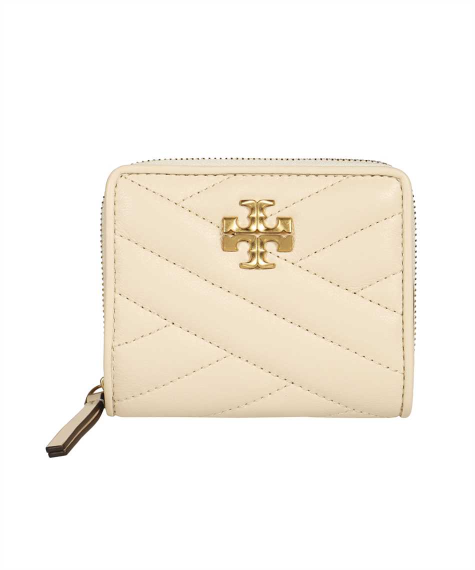 Tory Burch 90344 KIRA CHEVRON BI-FOLD Wallet Beige