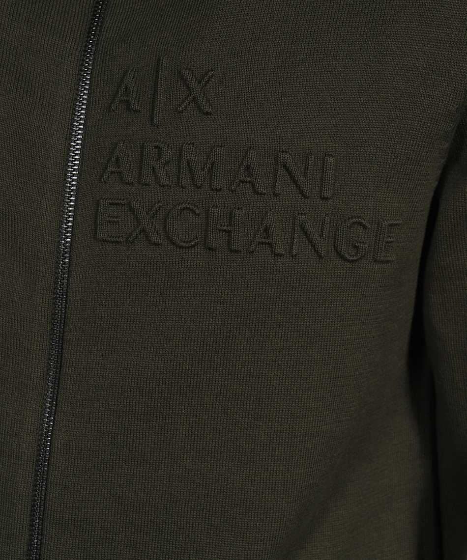 Armani Exchange 6RZE1B ZMX8Z SUSTAINABILLITY VALUES ORGANIC COTTON ZIP UP Kardigán 3