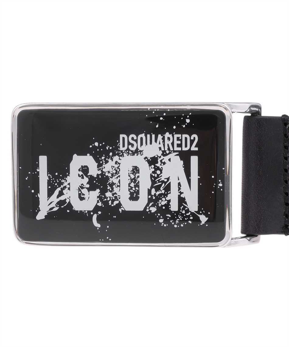 Dsquared2 BEM0569 12900001 ICON SPLASH PLAQUE Belt 3